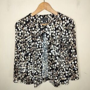 Jessica Howard Floral Jacket Topper Paillette‎ Sequins
